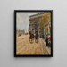 L'Arc de Triomphe París - Giuseppe De Nittis — cuadro enmarcado en la pared