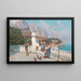 Escena de Capri - Giuseppe Giardiello — cuadro enmarcado en la pared