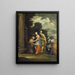 La Visitation - Giuseppe Maria Crespi — cuadro enmarcado en la pared