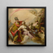 Minerve défendant les arts - Giuseppe Santi — framed artwork on a wall