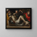 L'Enterrement du Christ - Giuseppe Vermiglio — cuadro enmarcado en la pared
