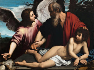 El Sacrificio de Isaac - Giuseppe Vermiglio — vista de la obra