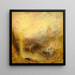 Glaucus and Scylla - Joseph Mallord William Turner — framed artwork on a wall