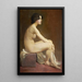 Portrait of a Female Nude - Glyn Warren Philpot — framed artwork on a wall