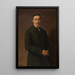Autorretrato - Godfried Guffens — cuadro enmarcado en la pared
