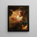 Alegoría de la vida humana - Godfried Schalcken — cuadro enmarcado en la pared