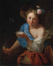Una alegoría de la Fortuna - Godfried Schalcken — vista de la obra