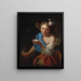 Una alegoría de la Fortuna - Godfried Schalcken — cuadro enmarcado en la pared