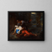 Céfale y Procris - Godfried Schalcken — cuadro enmarcado en la pared