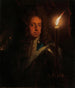 Portrait painting of William III 1650-1702 Prince of Orange Stadhouder and from 1689 King of England - Godfried Schalcken — artwork view