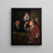 L'examen médical - Godfried Schalcken — cuadro enmarcado en la pared