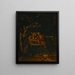 The treason of Judas - Godfried Schalcken — framed artwork on a wall