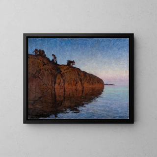 Al atardecer - Gottfrid Kallstenius — cuadro enmarcado en la pared