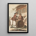 Les trois Bacchus - Gottfried Locher — framed artwork on a wall