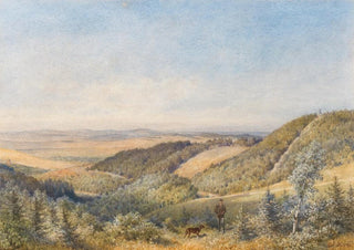 Gottfried Seelos - A landscape near Sebetov Castle.webp