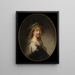 Una joven como pastora – Govert Flinck — reproducción enmarcada en la pared