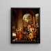 L'incorruptible Consul Marcus Curius Dentatus - Govert Flinck — cuadro enmarcado en la pared