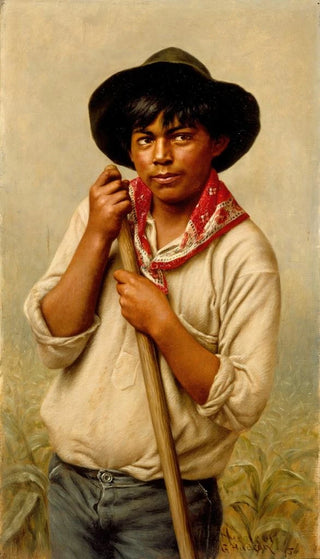 Grace Carpenter Hudson - Powley Young Man Hoeing Corn.webp