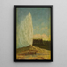 Yellowstone Geyser Painting - Grafton Tyler Brown — framed artwork on a wall
