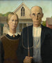 Gótico americano - Grant Wood — vista de la obra