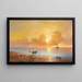Atardecer en la costa del mar Negro - Grigori Ivanovitch Kapustin — cuadro enmarcado en la pared