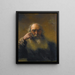 Retrato de un hombre - Grigory Grigorievich Myasoedov — cuadro enmarcado en la pared