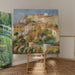 Reproduction of the painting Group of houses on a hillside - Pierre-Auguste Renoir