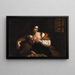 Caritas Romana - Guercino — cuadro enmarcado en la pared