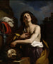 David with the Head of Goliath - Guercino — artwork view