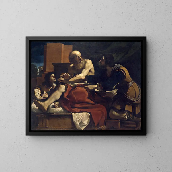 Guercino — framed artwork on a wall