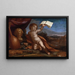 L'Amour vertueux - Guercino — framed artwork on a wall