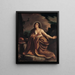 Madeleine penitente - Guercino — cuadro enmarcado en la pared