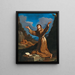 Saint François recevant les stigmates - Guercino — framed artwork on a wall
