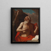 San Jerónimo - Guercino — cuadro enmarcado en la pared