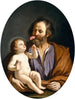 San José con el Niño Jesús - Guercino — vista de la obra