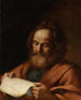 Saint Luc Painting - Guercino — artwork view