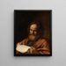 Saint Luc Painting - Guercino — framed artwork on a wall