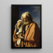 Saint Peter Penitent - Guercino — framed artwork on a wall