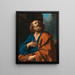 Saint Peter Painting - Guercino — framed artwork on a wall