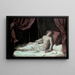 La Mort de Cléopâtre - Guercino — framed artwork on a wall