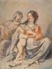 La Sainte Famille - Guercino — artwork view