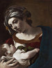 Virgen con el Niño - Guercino — vista de la obra
