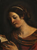 Young girl reading - Guercino — artwork view
