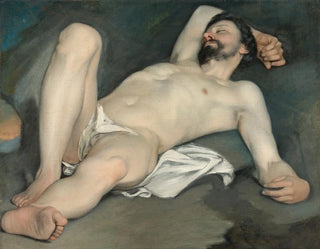 Nu masculino alargado - Guido Cagnacci — vista de la obra