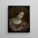 Buste de mujer con turbante - Guido Reni — cuadro enmarcado en la pared