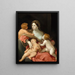 Charité - Guido Reni — cuadro enmarcado en la pared