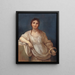 Portrait of a Girl with a Crown - Guido Reni — framed artwork on a wall