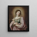 Santa Margarita de Antioquía - Guido Reni — cuadro enmarcado en la pared