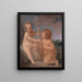 L'Enfant Jesús y san Juan - Guido Reni — cuadro enmarcado en la pared
