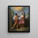 El martirio de Santa Apolonia - Guido Reni — cuadro enmarcado en la pared